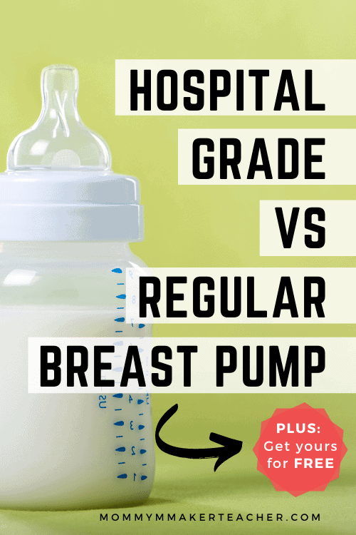 Hospital grade vs regular breast pump. Plus get yours for FREE. mommymakerteacher.com