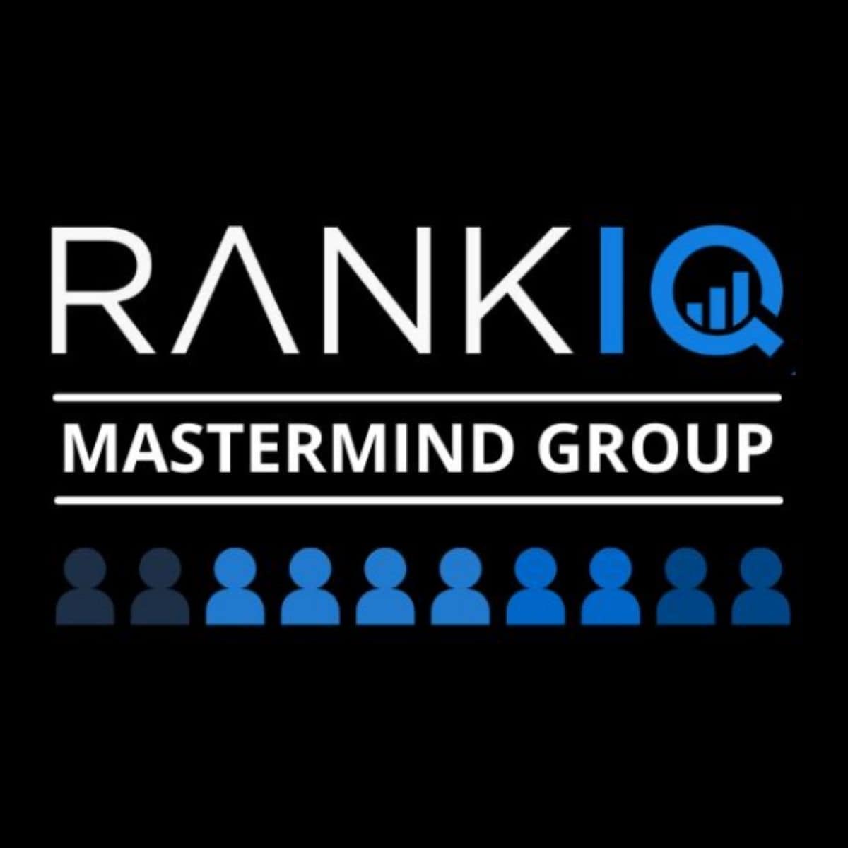 Screenshot of the RankIQ Mastermind Group Logo on Facebook.