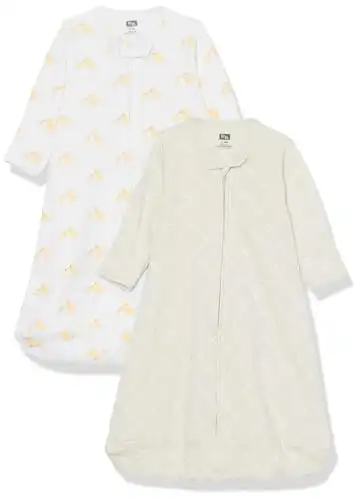 Hudson Baby Cotton Long Sleeve Wearable Sleeping Bag Sack 