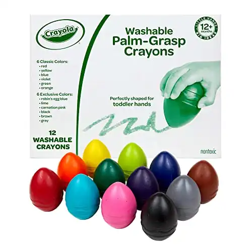 Crayola Toddler Crayons in Egg Shape (12ct)