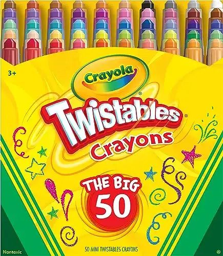 Crayola Mini Twistables Crayons (50 Ct)