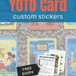 How to make Yoto Card custom stickers. Free guide.