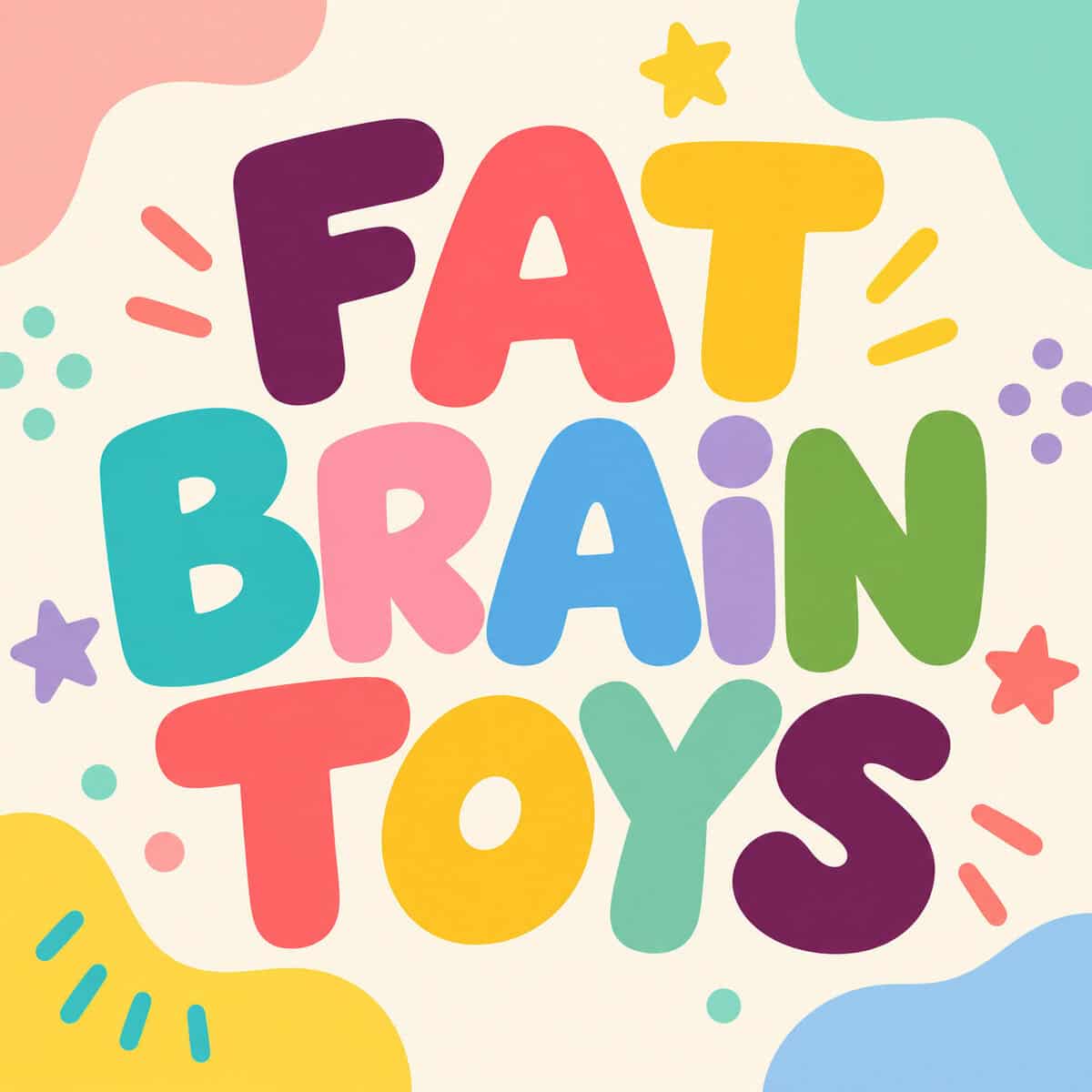 Collage of Fat Brain Toys like Squigz and fine motor sets with the blog title "Best Fat Brain Toys: My Top Picks"